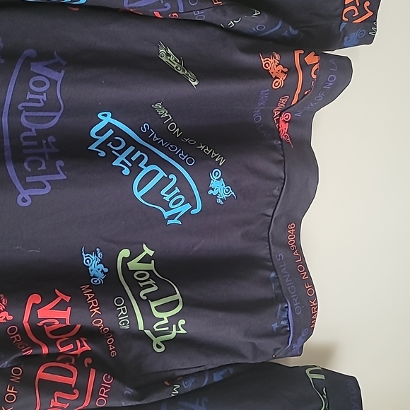 Y2K VON DUTCH ORIGINALS MARK OF LA 90046 LADIES 1/4 ZIP PULLOVER SIZE 1X - Picture 4 of 11